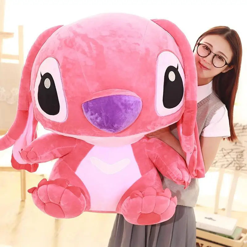 Pluszowa Maskotka Stitch & Angel – 35/45/55/65 cm | Disney Kawaii Poduszka Prezent Dekoracja