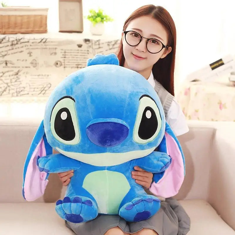 Pluszowa Maskotka Stitch & Angel – 35/45/55/65 cm | Disney Kawaii Poduszka Prezent Dekoracja