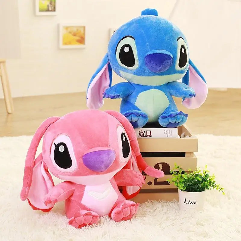 Pluszowa Maskotka Stitch & Angel – 35/45/55/65 cm | Disney Kawaii Poduszka Prezent Dekoracja