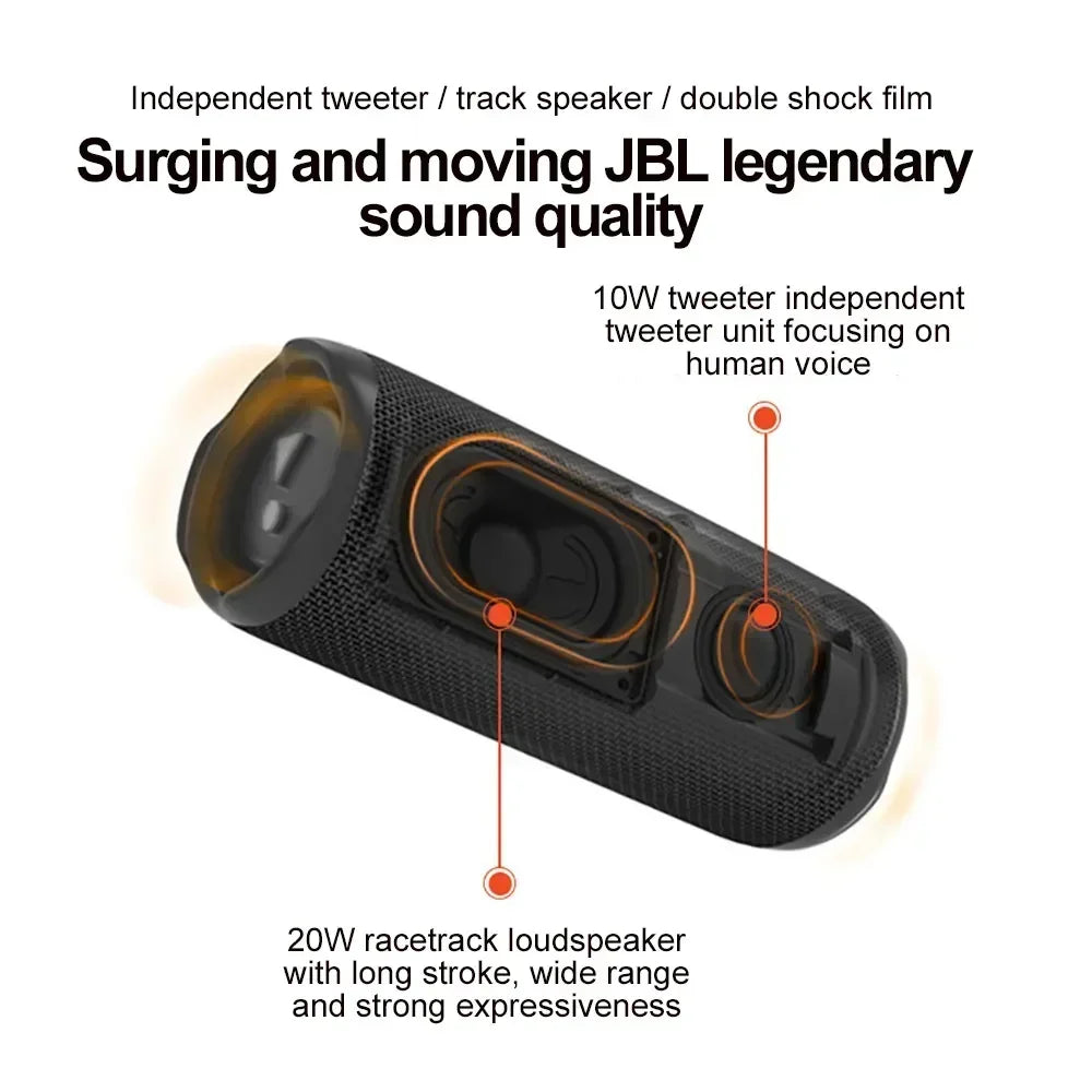 JBL FLIP6 – Wodoodporny Głośnik Bluetooth z Bass Boost i Tweeterem
