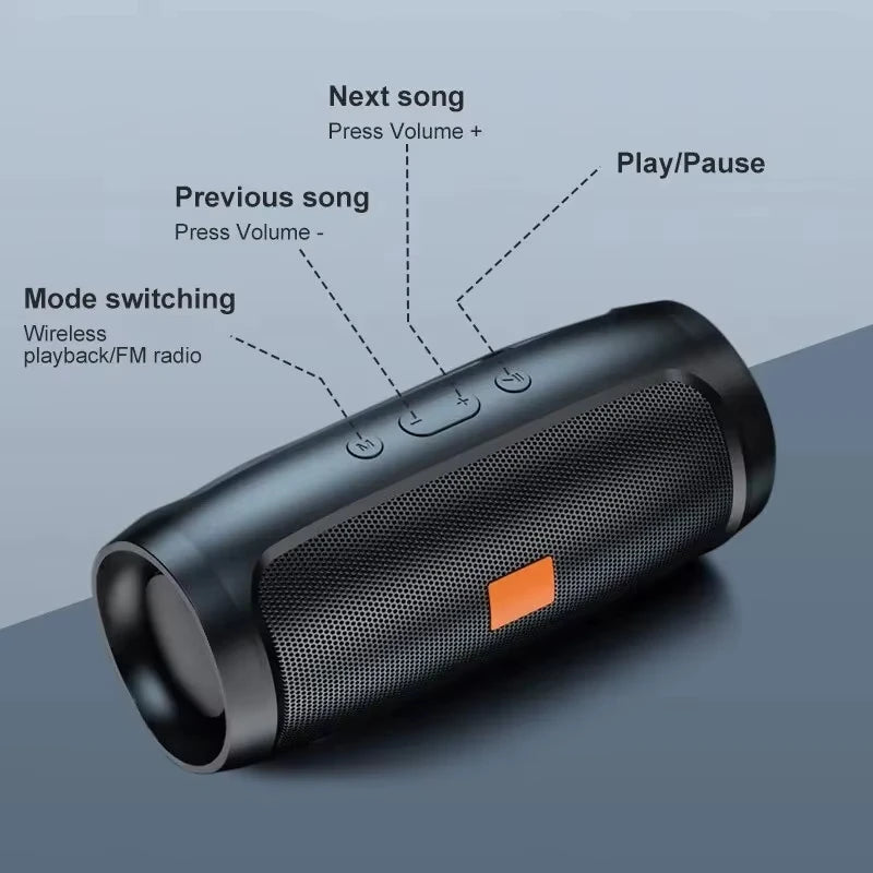 Xiaomi Przenośny Głośnik Bluetooth – Wodoodporny, Bezprzewodowy, Hi-Fi Dźwięk 360° (2025 Nowość)