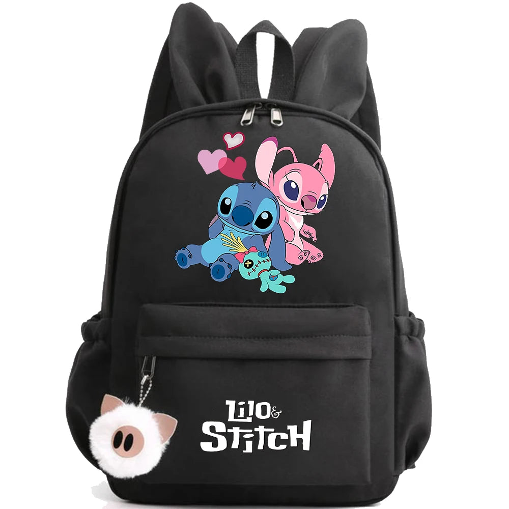 Uroczy Plecak Stitch – Disney Lilo & Stitch dla Dzieci, Młodzieży i Kobiet | Szkolny / Codzienny / Prezent