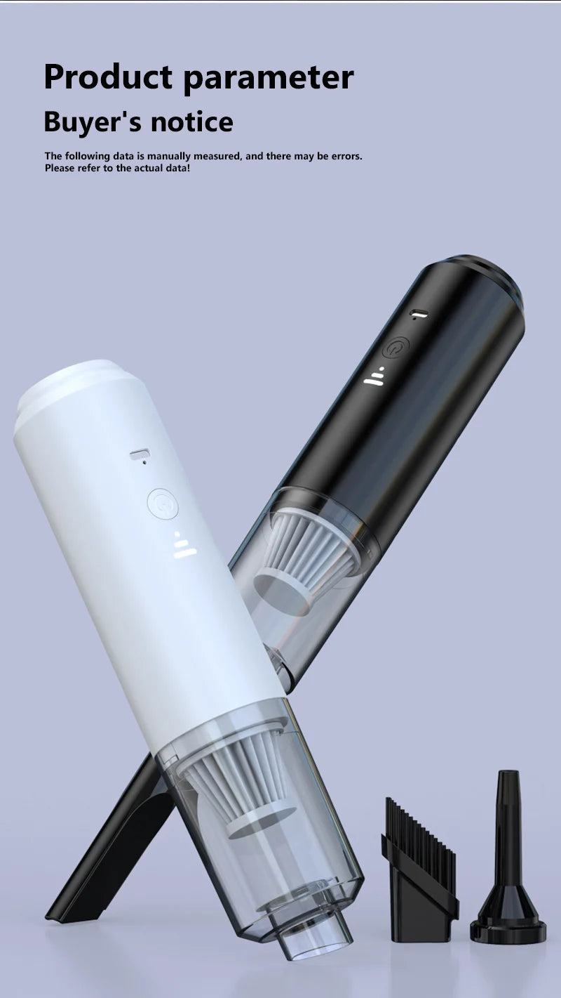 Xiaomi Przenośny Odkurzacz Bezprzewodowy – Mocne Ssanie do Domu i Samochodu (2025 Nowość)