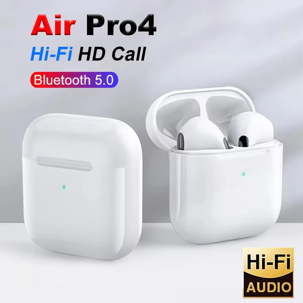 Nowe Air Pro4 – Bezprzewodowe Mini Słuchawki TWS do iOS/Android