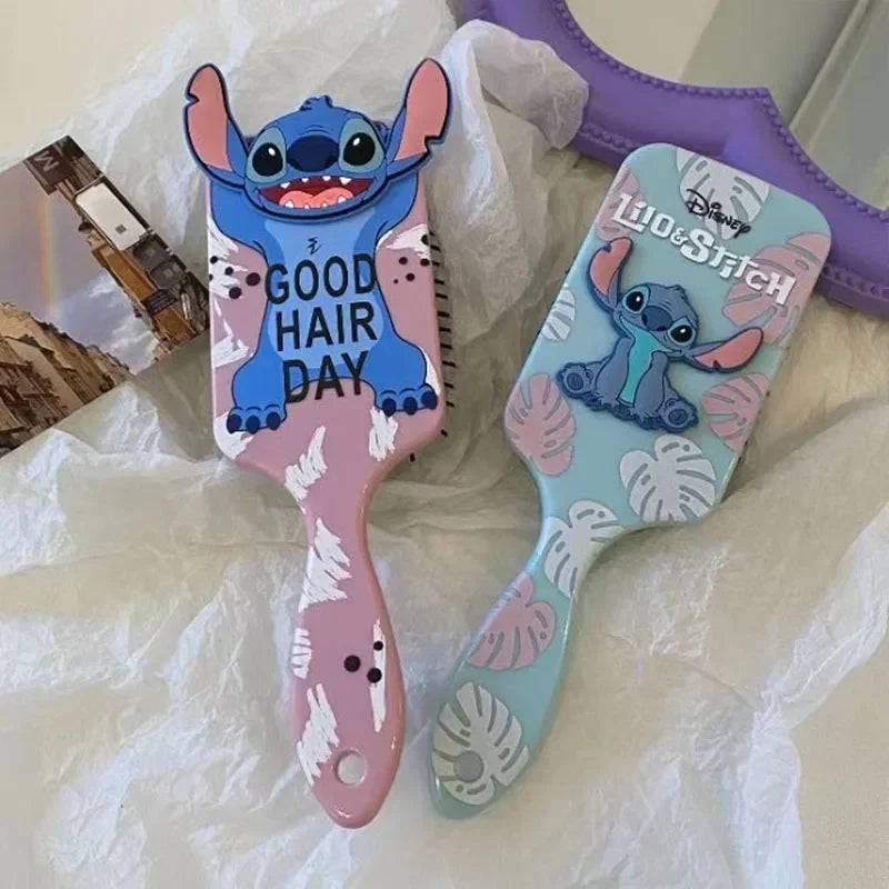 Miniso Lilo & Stitch – Grzebień z Poduszką Powietrzną i Masażem, Seria Animacji, Dla Dzieci i Studentek