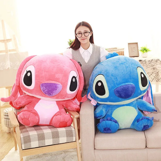Pluszowa Maskotka Stitch & Angel – 35/45/55/65 cm | Disney Kawaii Poduszka Prezent Dekoracja