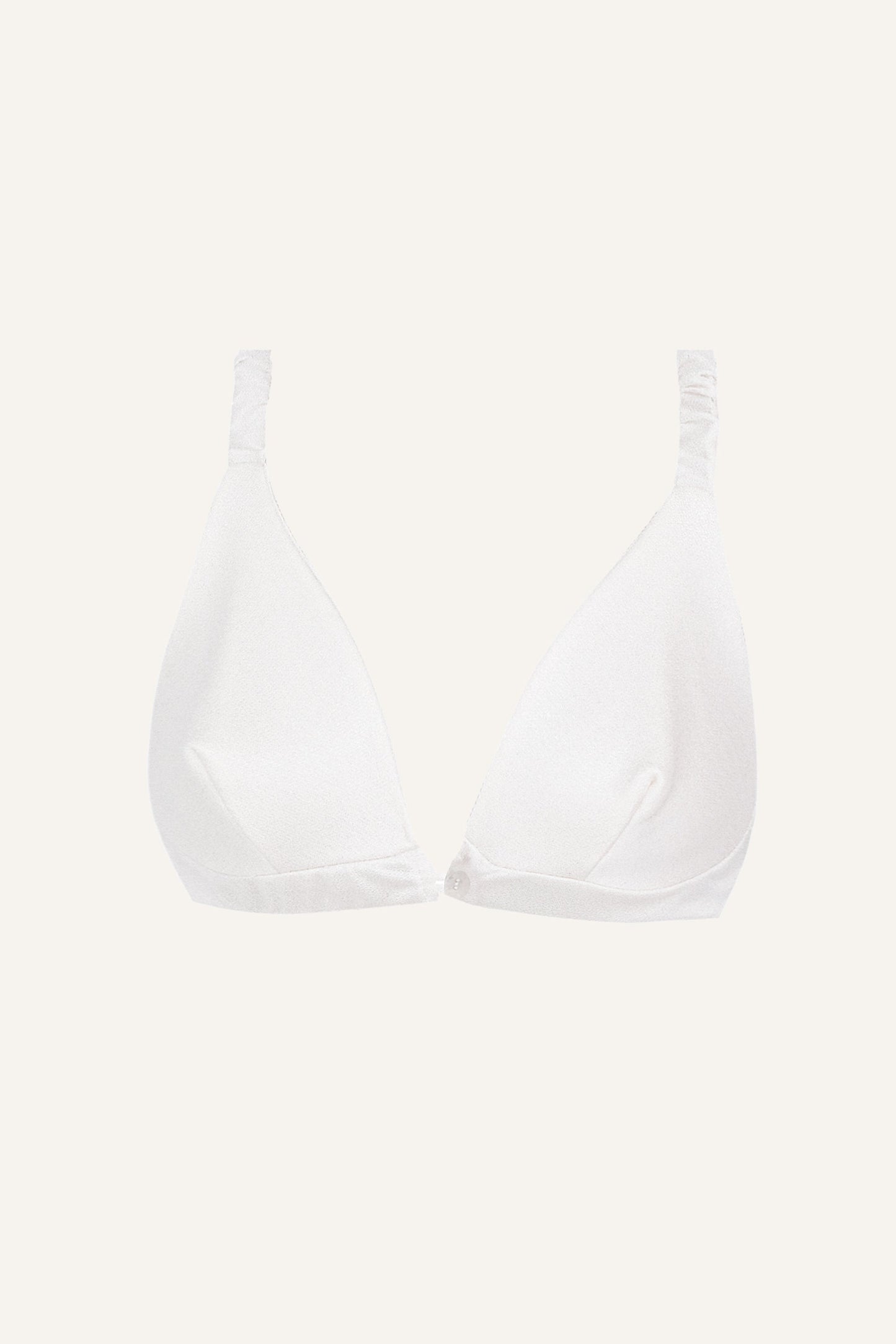 Silk Front-Open Bra – White-3