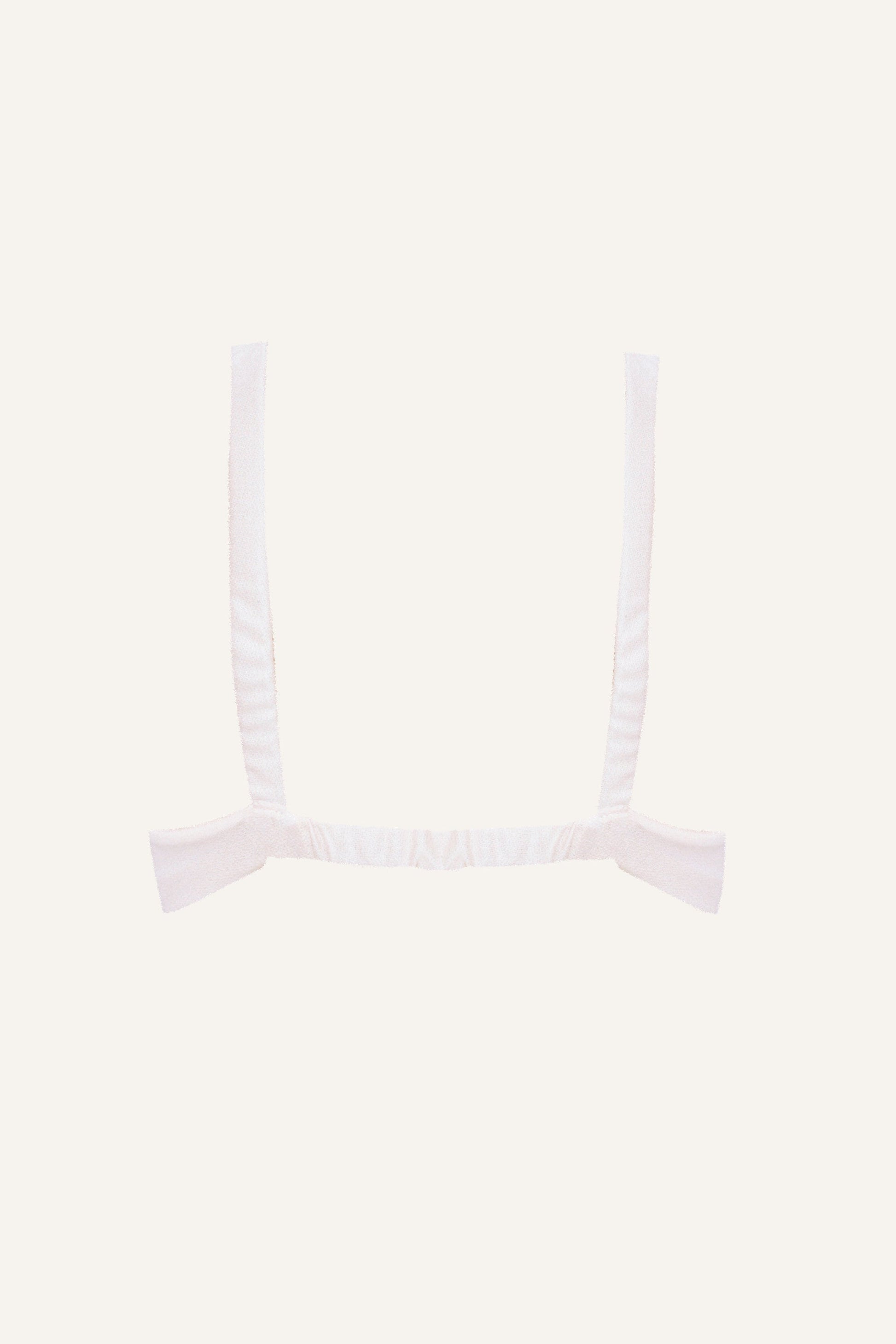 Silk Front-Open Bra – White-2