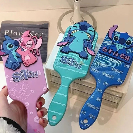 Miniso Lilo & Stitch – Grzebień z Poduszką Powietrzną i Masażem, Seria Animacji, Dla Dzieci i Studentek