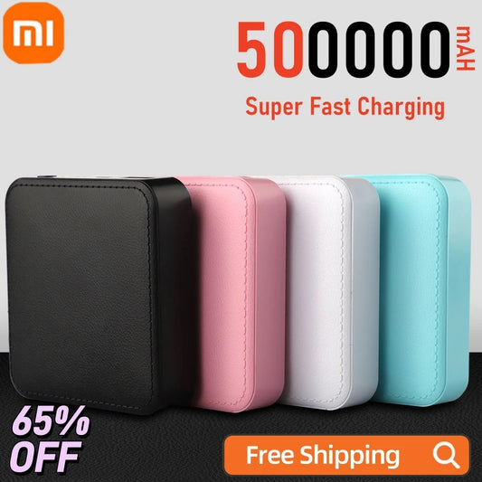Xiaomi Power Bank 50000mAh – Duża Pojemność, Super Szybkie Ładowanie, Przenośna Ładowarka do iPhone, Samsung, Huawei