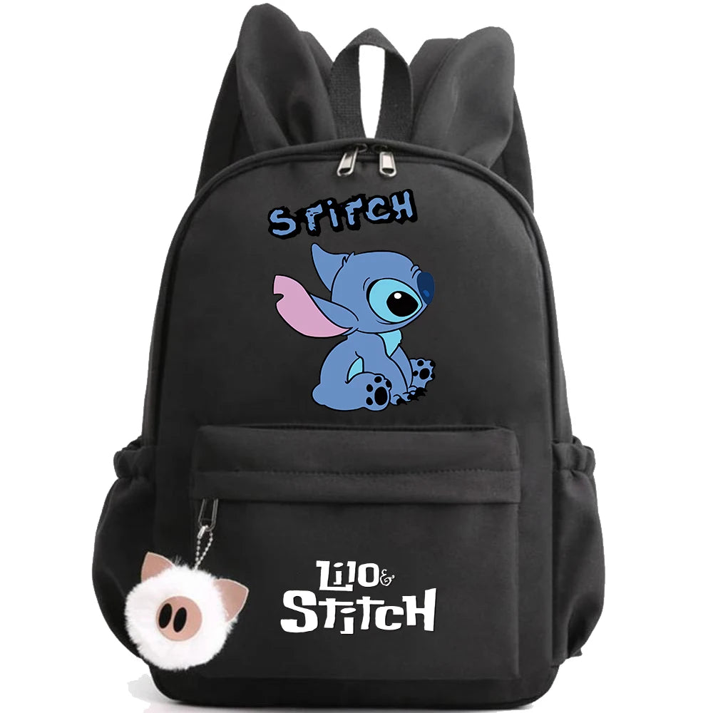 Uroczy Plecak Stitch – Disney Lilo & Stitch dla Dzieci, Młodzieży i Kobiet | Szkolny / Codzienny / Prezent