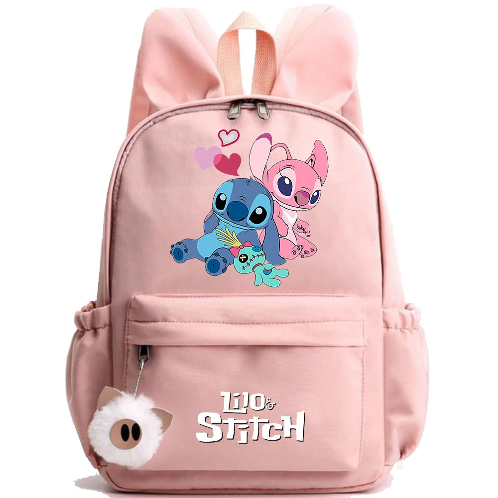 Uroczy Plecak Stitch – Disney Lilo & Stitch dla Dzieci, Młodzieży i Kobiet | Szkolny / Codzienny / Prezent
