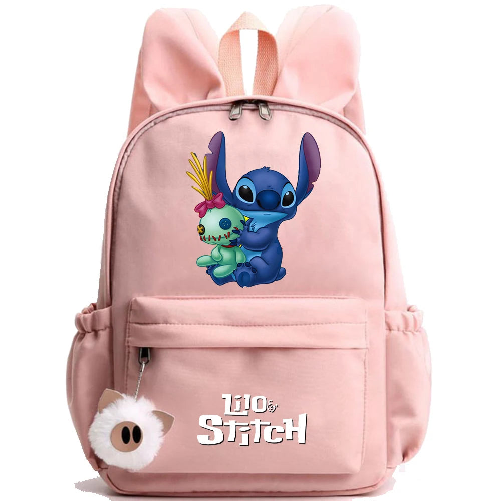 Uroczy Plecak Stitch – Disney Lilo & Stitch dla Dzieci, Młodzieży i Kobiet | Szkolny / Codzienny / Prezent