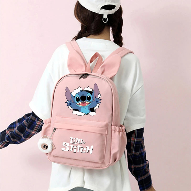 Uroczy Plecak Stitch – Disney Lilo & Stitch dla Dzieci, Młodzieży i Kobiet | Szkolny / Codzienny / Prezent