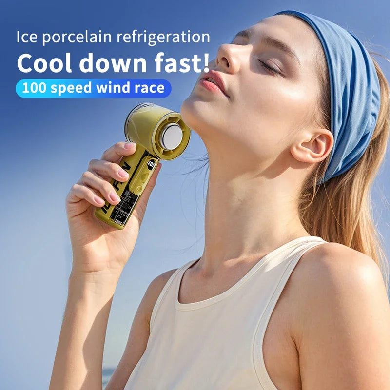 Xiaomi Przenośny Klimatyzator i Wentylator Ręczny | Mini Turbo Wiatrak 3000mAh USB – MIJIA
