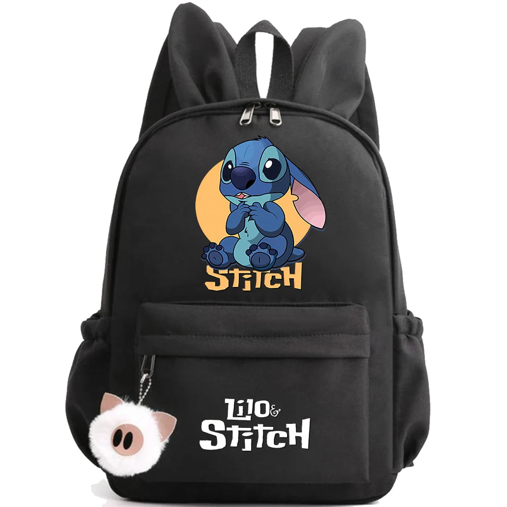 Uroczy Plecak Stitch – Disney Lilo & Stitch dla Dzieci, Młodzieży i Kobiet | Szkolny / Codzienny / Prezent