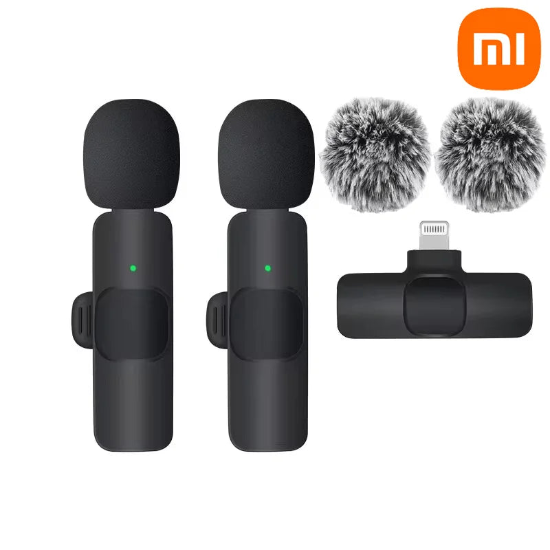 Xiaomi Bezprzewodowy Mikrofon Lavalier | Mini Mikrofon z Wymienną Osłoną Przeciwwiatrową