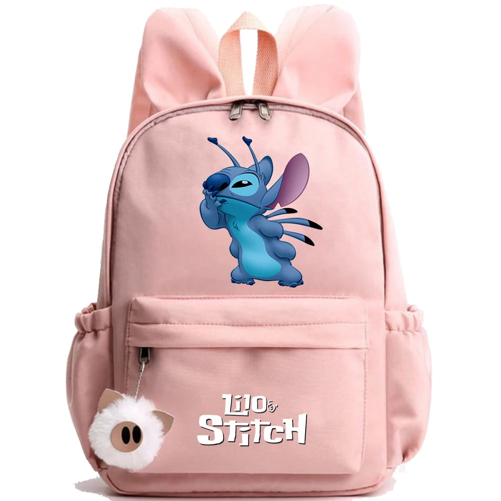 Uroczy Plecak Stitch – Disney Lilo & Stitch dla Dzieci, Młodzieży i Kobiet | Szkolny / Codzienny / Prezent