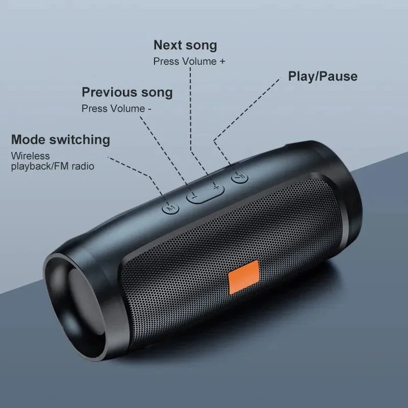 Xiaomi Przenośny Głośnik Bluetooth – Wodoodporny, Bezprzewodowy, Hi-Fi Dźwięk 360° (2025 Nowość)