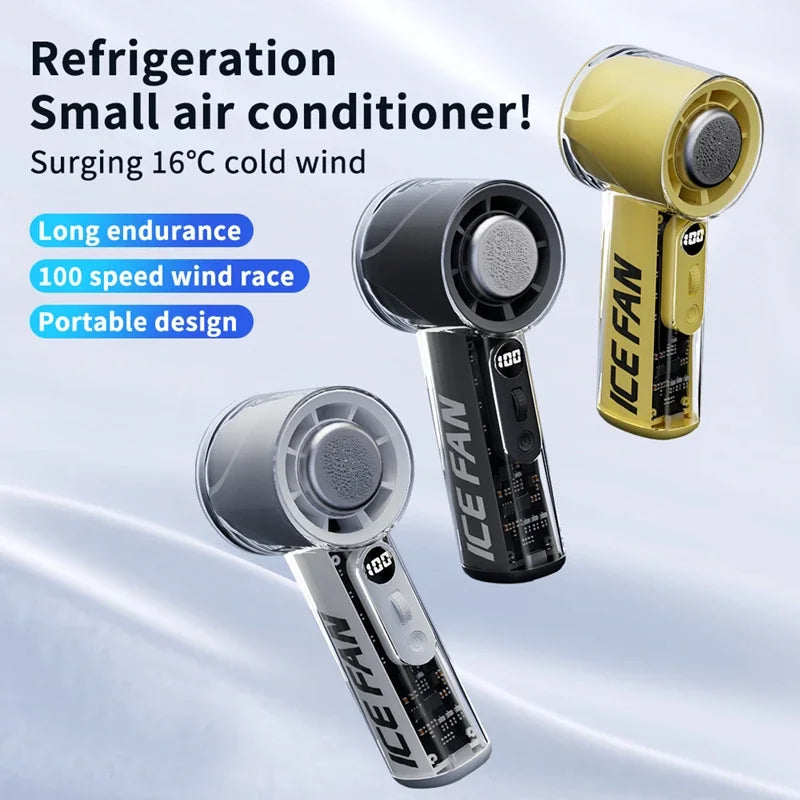 Xiaomi Przenośny Klimatyzator i Wentylator Ręczny | Mini Turbo Wiatrak 3000mAh USB – MIJIA