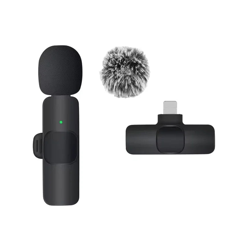 Xiaomi Bezprzewodowy Mikrofon Lavalier | Mini Mikrofon z Wymienną Osłoną Przeciwwiatrową