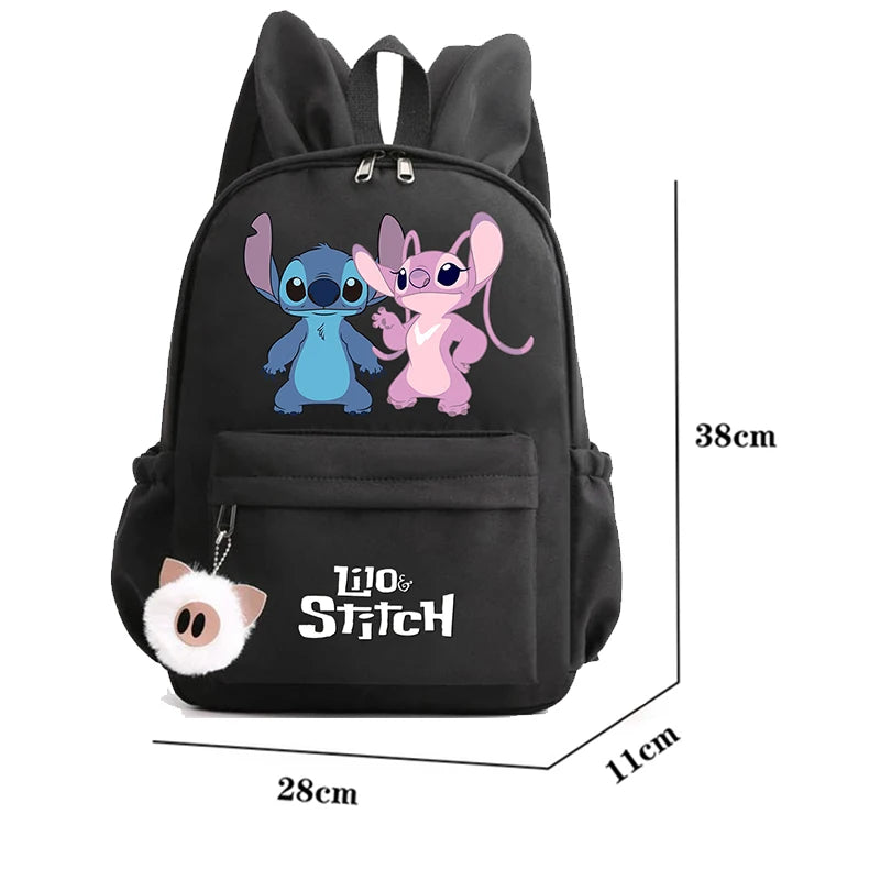 Uroczy Plecak Stitch – Disney Lilo & Stitch dla Dzieci, Młodzieży i Kobiet | Szkolny / Codzienny / Prezent