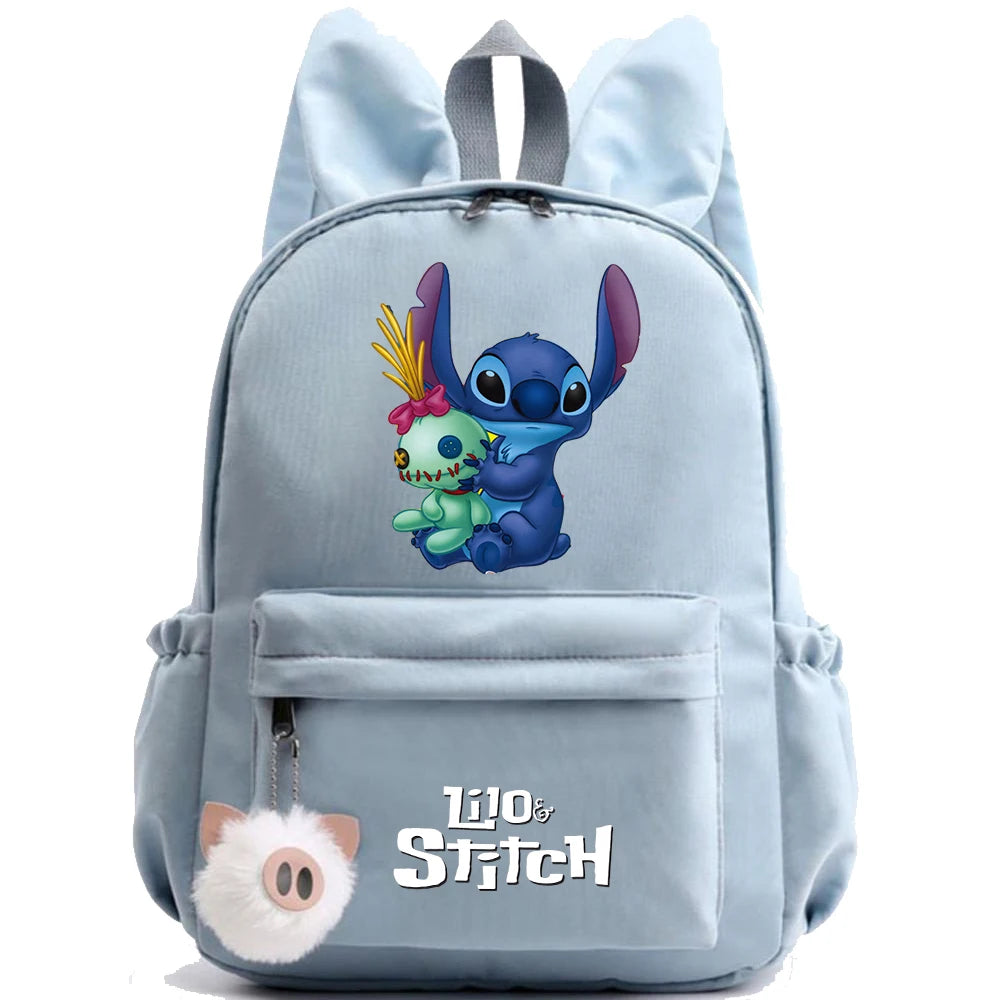 Uroczy Plecak Stitch – Disney Lilo & Stitch dla Dzieci, Młodzieży i Kobiet | Szkolny / Codzienny / Prezent