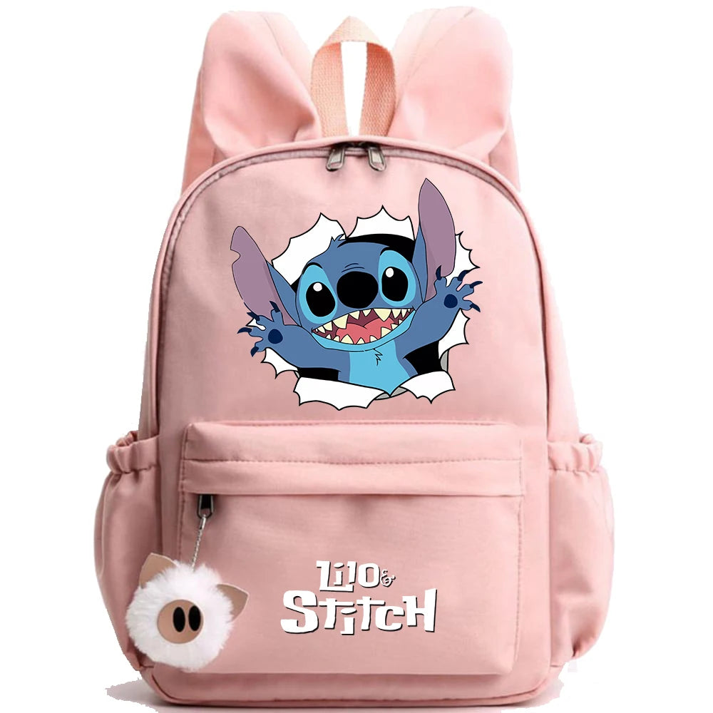 Uroczy Plecak Stitch – Disney Lilo & Stitch dla Dzieci, Młodzieży i Kobiet | Szkolny / Codzienny / Prezent