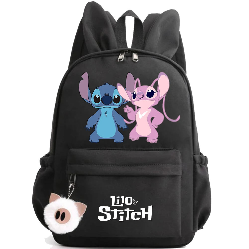 Uroczy Plecak Stitch – Disney Lilo & Stitch dla Dzieci, Młodzieży i Kobiet | Szkolny / Codzienny / Prezent