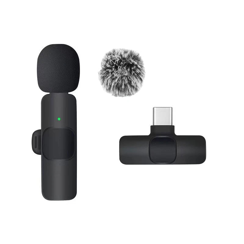 Xiaomi Bezprzewodowy Mikrofon Lavalier | Mini Mikrofon z Wymienną Osłoną Przeciwwiatrową
