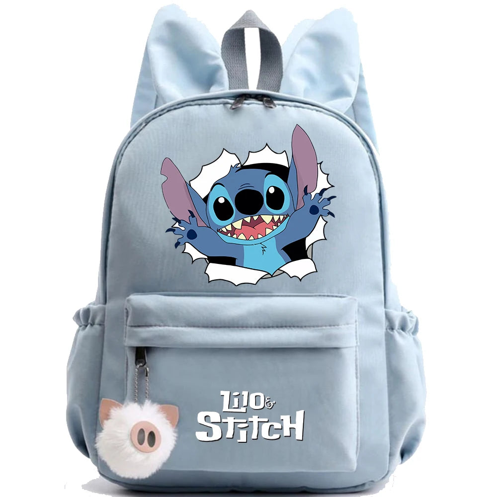 Uroczy Plecak Stitch – Disney Lilo & Stitch dla Dzieci, Młodzieży i Kobiet | Szkolny / Codzienny / Prezent