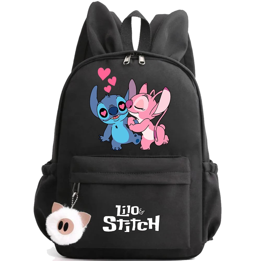 Uroczy Plecak Stitch – Disney Lilo & Stitch dla Dzieci, Młodzieży i Kobiet | Szkolny / Codzienny / Prezent