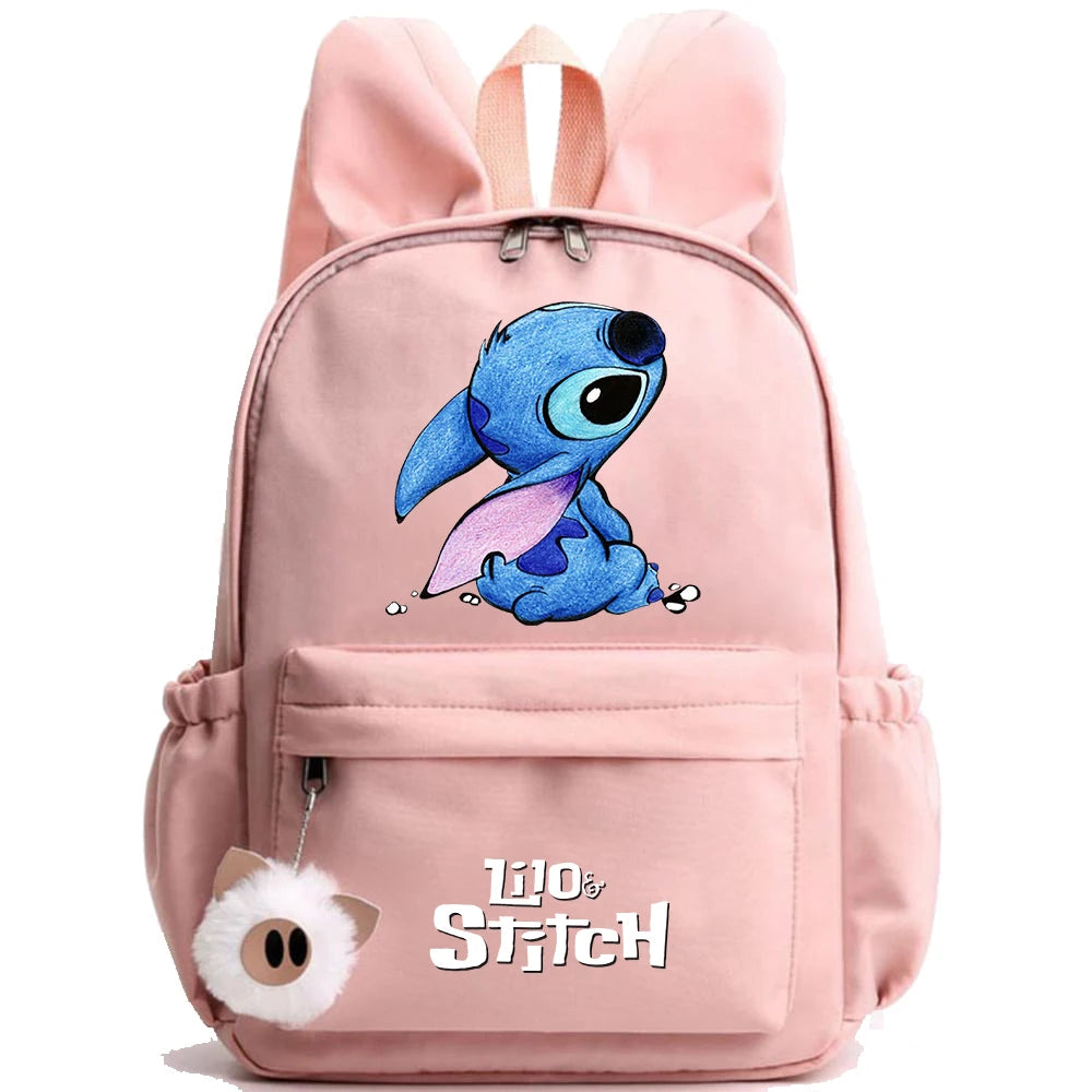 Uroczy Plecak Stitch – Disney Lilo & Stitch dla Dzieci, Młodzieży i Kobiet | Szkolny / Codzienny / Prezent